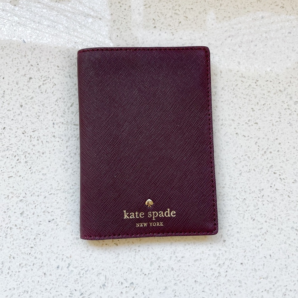Kate Spade Passport Holder Purple